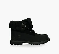 TIMBERLAND | BOTTE AUTHENTICS IMPERMÉABLE À REVERS RABATTABLE NOIR FEMMES