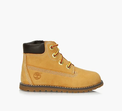 TIMBERLAND | BOTTE À FERMETURE ÉCLAIR POKEY PINE 6-POUCES TAN PETIT ENFANT UNISEXE
