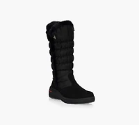 PAJAR | BOTTE HAUTE À FERMETURE ÉCLAIR ET CRAMPONS ANTI-GLACE SIRA NOIR FEMMES