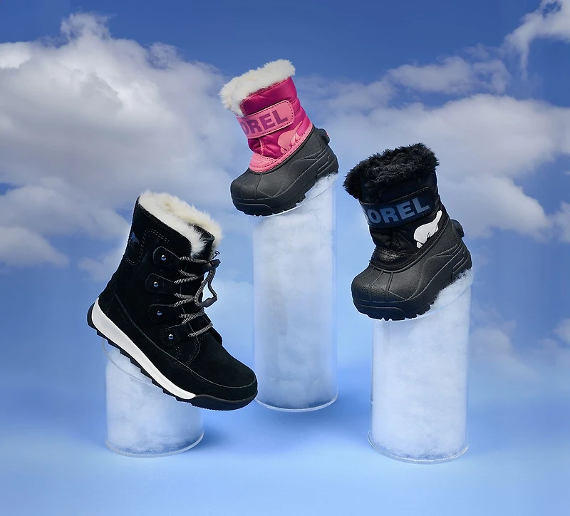 SOREL | SNOW COMMANDER BOTTES ENFANTS FUCHSIA BÉBÉ & BAMBIN FILLE