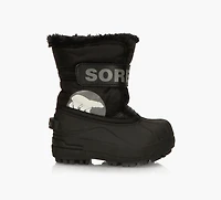 SOREL | SNOW COMMANDER BOTTES ENFANTS NOIR BÉBÉ & BAMBIN GARCON