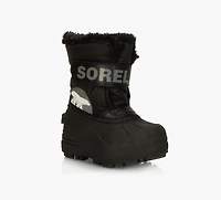 SOREL | SNOW COMMANDER BOTTES ENFANTS NOIR BÉBÉ & BAMBIN GARCON