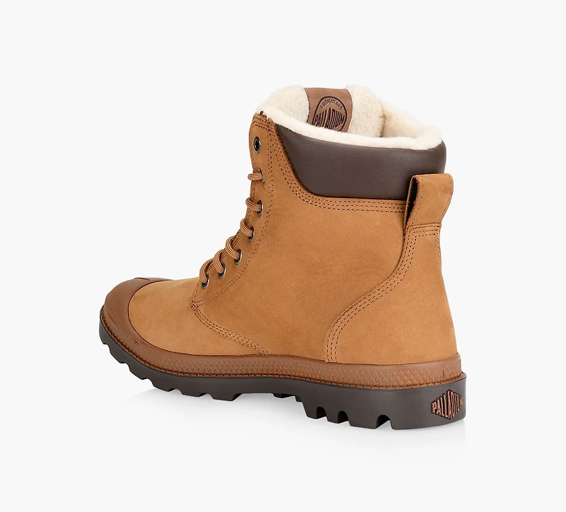 PALLADIUM | BOTTE PAMPA SPORT CUFF TAN HOMMES