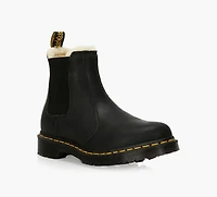 DR. MARTENS | BOTTE 2976 LEONORE DOUBLÉE FAUSSE FOURRURE NOIR FEMMES
