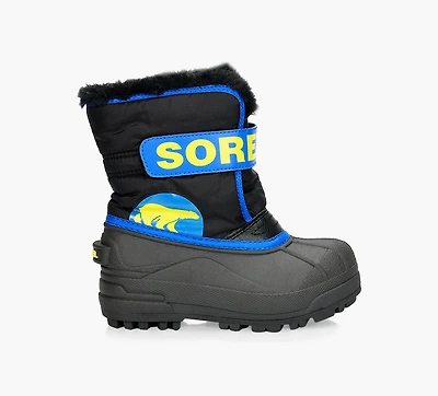 SOREL | SNOW COMMANDER BOTTES ENFANTS BLEU PETIT ENFANT GARCON