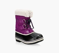 SOREL | YOOT PAC™ BOTTES EN NYLON IMPERMÉABLES VIOLET PETIT ENFANT FILLE