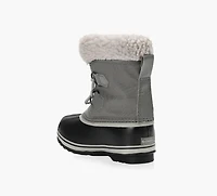 SOREL | YOOT PAC™ BOTTES EN NYLON IMPERMÉABLES GRIS PETIT ENFANT GARCON