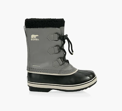 SOREL | YOOT PAC™ TP BOTTES IMPERMÉABLES GRIS GRAND ENFANT GARCON