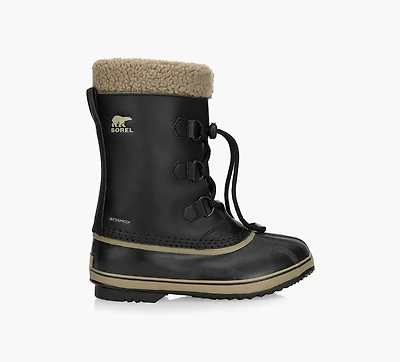 SOREL | YOOT PAC™ TP BOTTES IMPERMÉABLES NOIR GRAND ENFANT GARCON