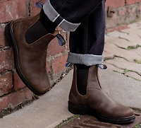 BLUNDSTONE | BOTTE CISELÉE THERMIQUE HABILLÉE 2082 BRUN HOMMES