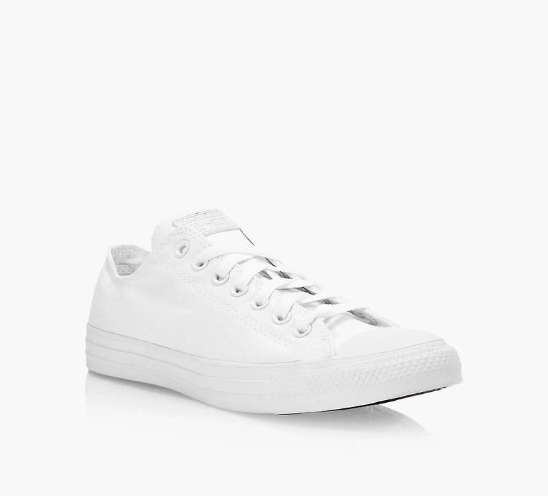 CONVERSE | CHUCK TAYLOR ALL STAR MONO CANVAS BASSE BLANC HOMMES