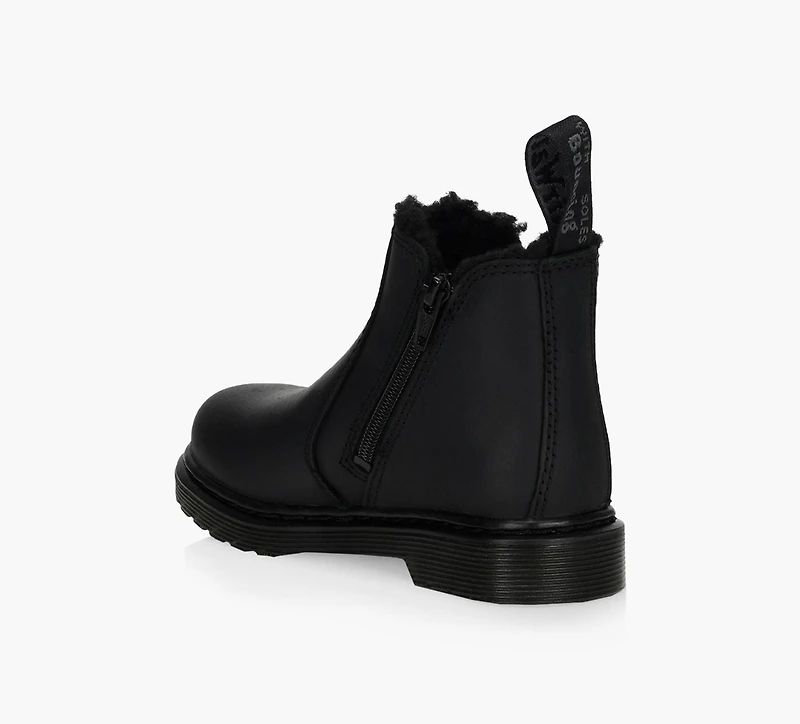 DR. MARTENS | BOTTE 2976 LEONORE MONO NOIR PETIT ENFANT UNISEXE
