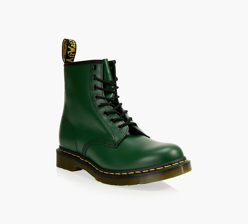 DR. MARTENS | BOTTES À LACETS 1460 VERT HOMMES