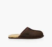 UGG | SCUFF CUIR BRUN HOMMES