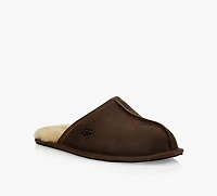 UGG | SCUFF CUIR BRUN HOMMES