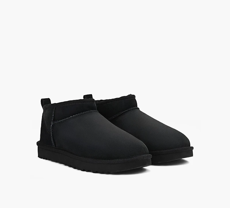 UGG | CLASSIC ULTRA MINI NOIR FEMMES
