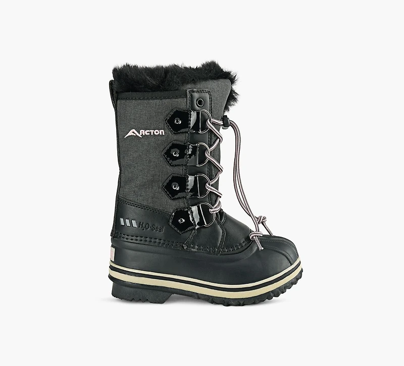 ACTON | BOTTE CORTINA NOIR PETIT ENFANT FILLE