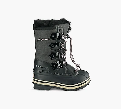 ACTON | BOTTE CORTINA NOIR PETIT ENFANT FILLE