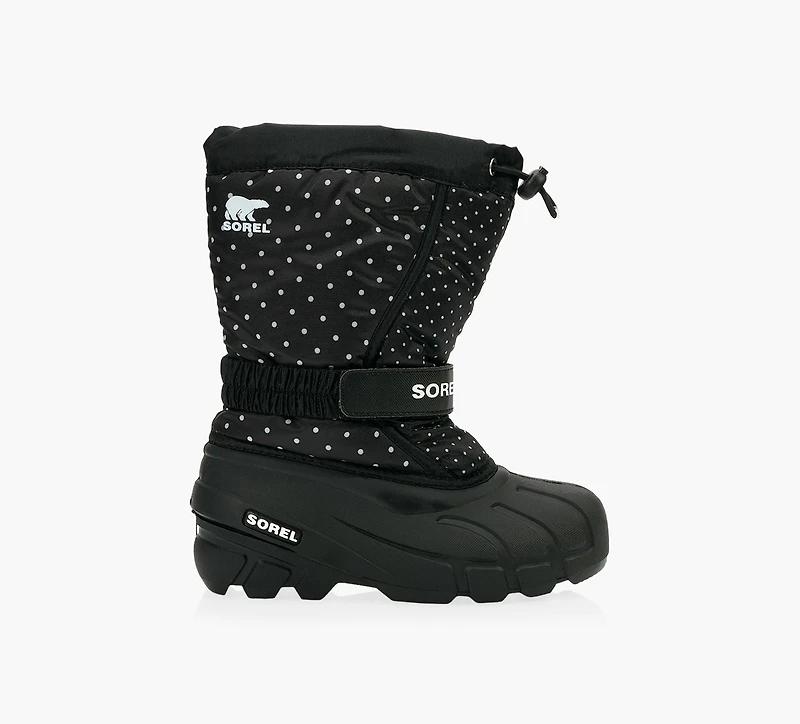 SOREL | FLURRY™ BOTTES À IMPRIMÉS NOIR GRAND ENFANT FILLE