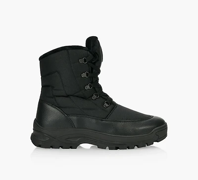 PAJAR | BOTTE À LACER AVEC CRAMPONS ANTI-GLACE TRIGGER NOIR HOMMES