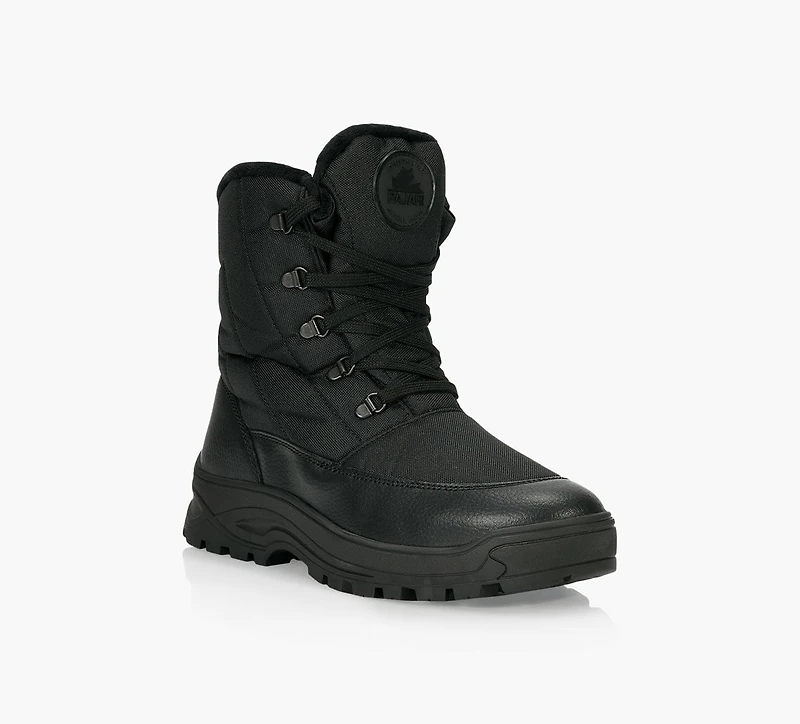 PAJAR | BOTTE À LACER AVEC CRAMPONS ANTI-GLACE TRIGGER NOIR HOMMES