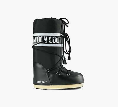 MOON BOOT | BOTTE ICON EN NYLON NOIR FEMMES