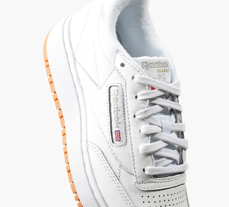 REEBOK | BASKET CLUB C DOUBLE BLANC FEMMES