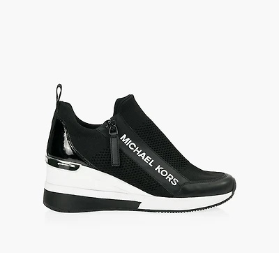 MICHAEL KORS | BASKET COMPENSÉE WILLIS NOIR FEMMES