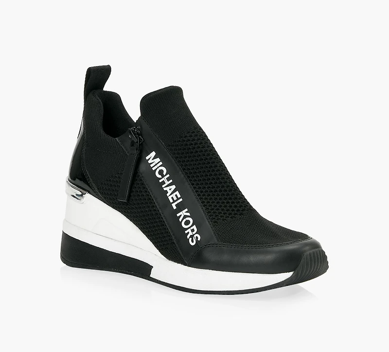 MICHAEL KORS | BASKET COMPENSÉE WILLIS NOIR FEMMES