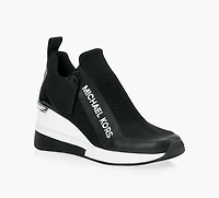 MICHAEL KORS | BASKET COMPENSÉE WILLIS NOIR FEMMES