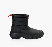 HUNTER | BOTTE COURTE INTRÉPIDE NEIGE NOIR FEMMES