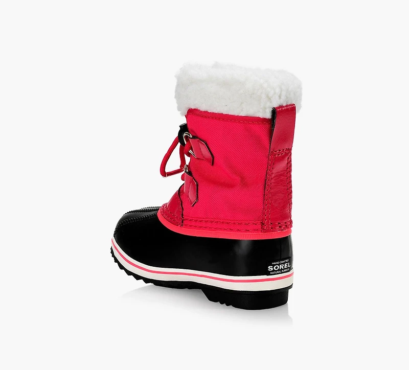 SOREL | YOOT PAC™ BOTTES EN NYLON IMPERMÉABLES FUCHSIA PETIT ENFANT FILLE