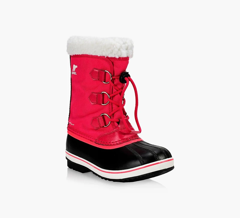 SOREL | YOOT PAC™ BOTTES EN NYLON IMPERMÉABLES FUCHSIA GRAND ENFANT FILLE