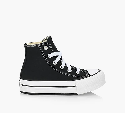 CONVERSE | PLATEFORME CHUCK TAYLOR ALL STAR EVA LIFT CANVAS NOIR GRAND ENFANT FILLE