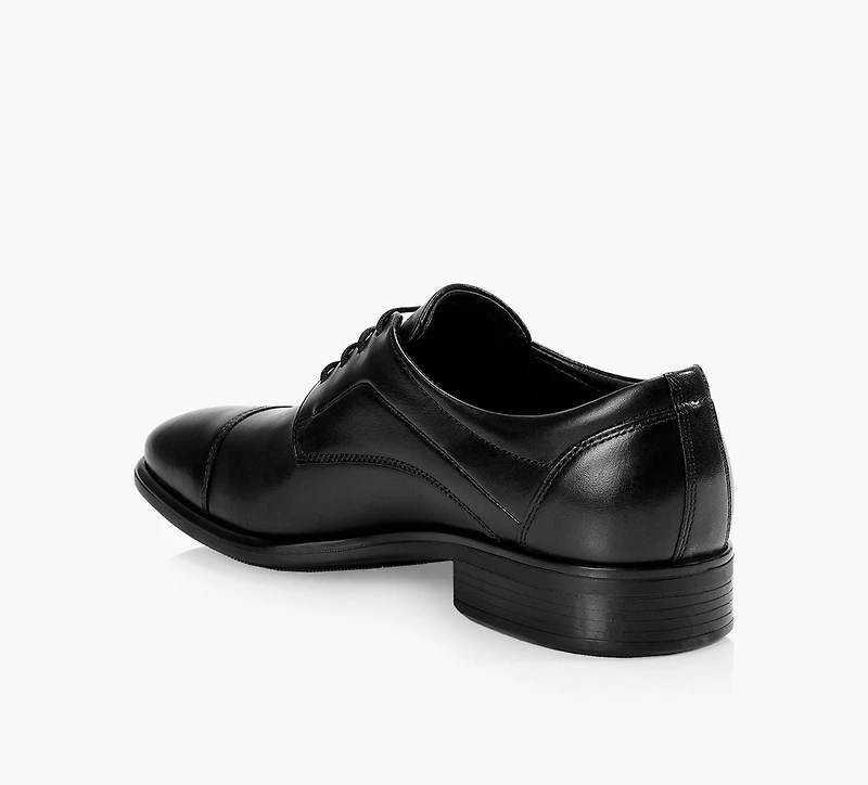 ECCO | DERBIES CAP TOE TIE NOIR HOMMES