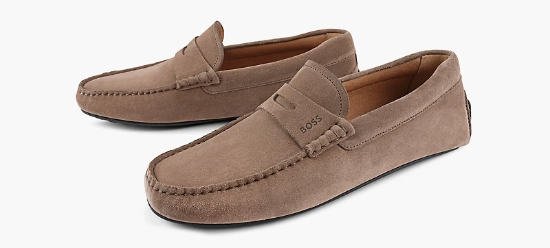 BOSS | MOCASSIN NOËL TAUPE HOMMES
