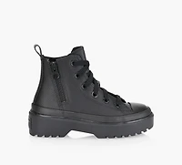 CONVERSE | CHUCK TAYLOR ALL STAR LUGGED LIFT FOUNDATINAL LEAT NOIR GRAND ENFANT FILLE