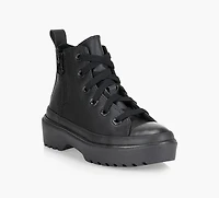 CONVERSE | CHUCK TAYLOR ALL STAR LUGGED LIFT FOUNDATINAL LEAT NOIR GRAND ENFANT FILLE