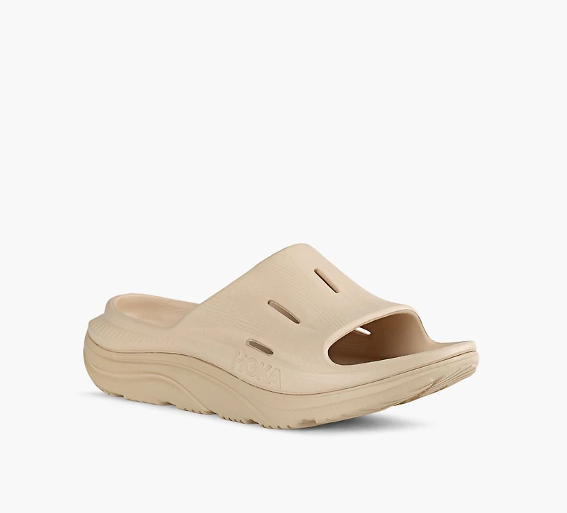 HOKA | SANDALE ORA RECOVERY 3 BEIGE FEMMES