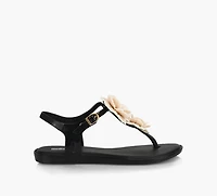 MELISSA | SANDALE SOLAR SPRINGTIME NOIR FEMMES