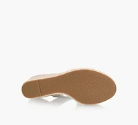 MICHAEL KORS | SANDALE COMPENSÉE LUCINDA BLANC FEMMES