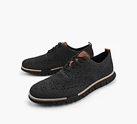 COLE HAAN | OXFORD ZEROGRAND REMASTERISÉ PLAIN TOE NOIR HOMMES