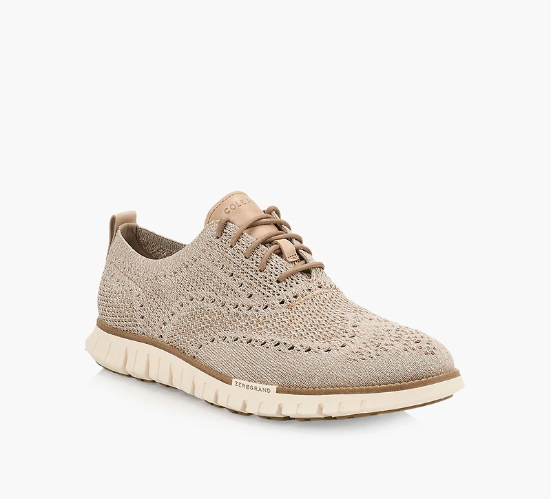 COLE HAAN | OXFORD ZEROGRAND REMASTERISÉ PLAIN TOE TAUPE HOMMES