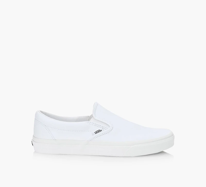 VANS | BASKET CLASSIQUES SANS LACET BLANC HOMMES