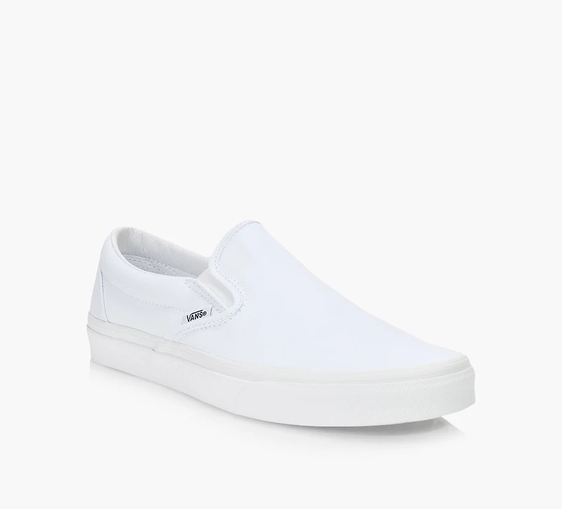 VANS | BASKET CLASSIQUES SANS LACET BLANC HOMMES