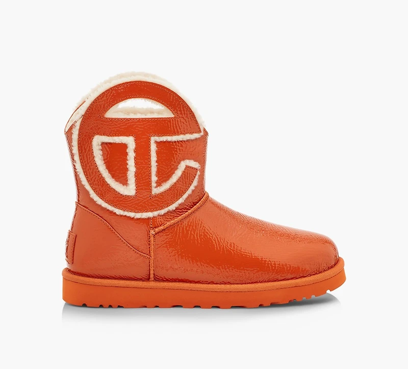 UGG | BOTTE MINI FROISSÉE X TELFAR ORANGE FEMMES