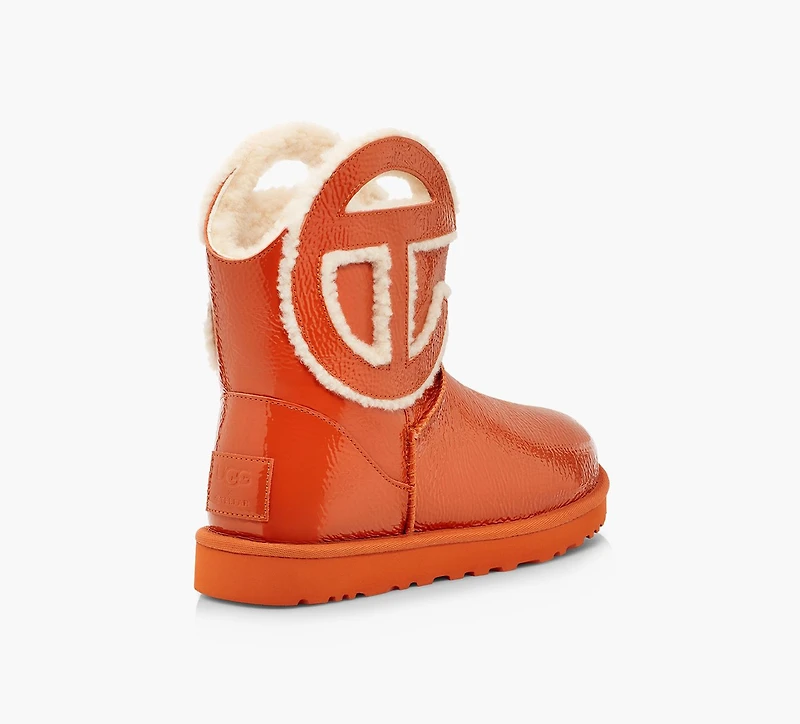 UGG | BOTTE MINI FROISSÉE X TELFAR ORANGE FEMMES