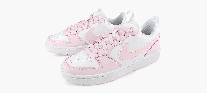 NIKE | BASKET COURT BOROUGH LOW RECRAFT ROSE PALE GRAND ENFANT FILLE