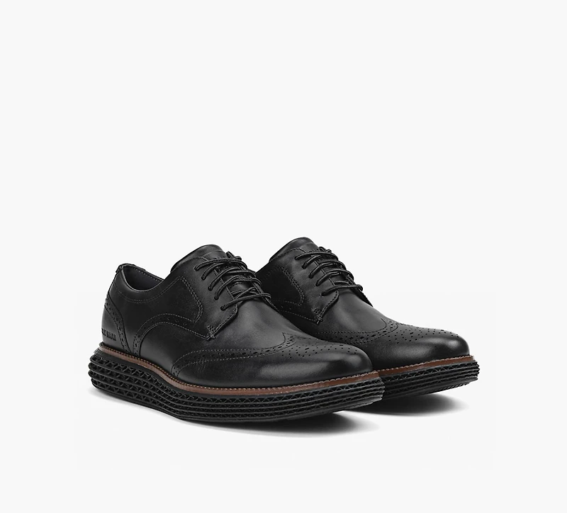 COLE HAAN | OXFORD WINGTIP NOIR HOMMES