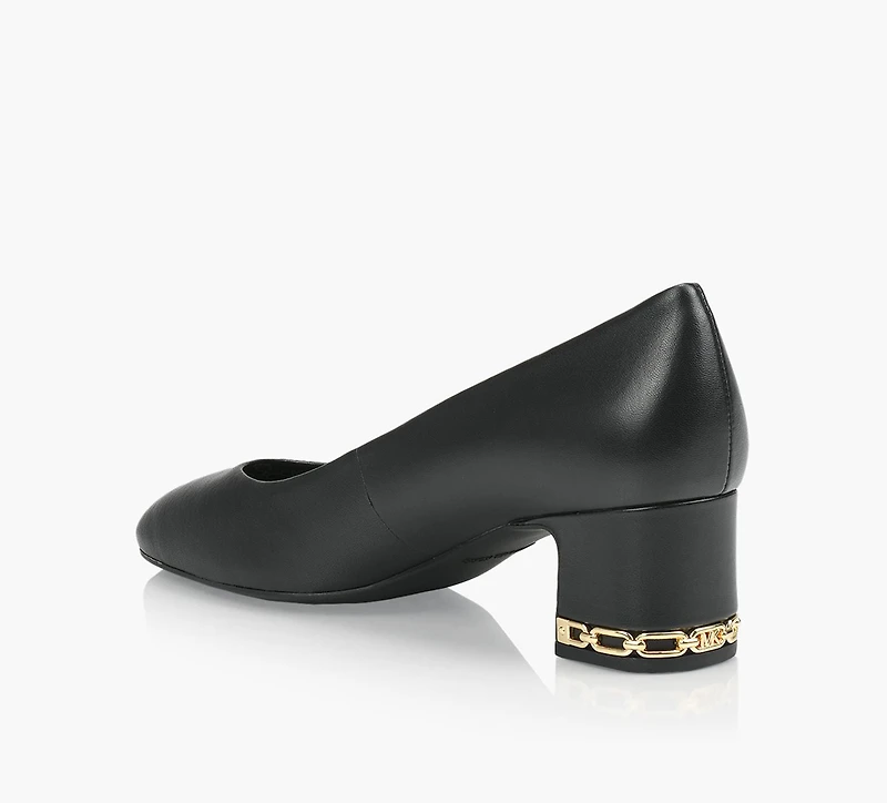 MICHAEL KORS | ESCARPIN MI-HAUT JUNE FLEX NOIR FEMMES